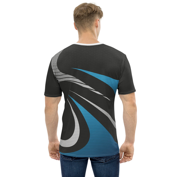 Premium Men's Jersey - Black-Blue Swing