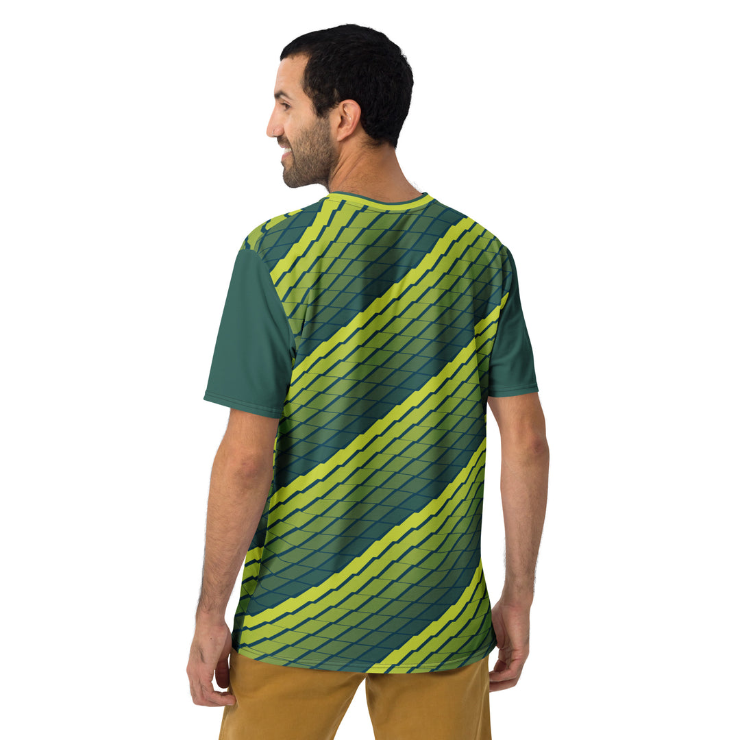 Premium Men's Jersey - Green-Yellow Rise