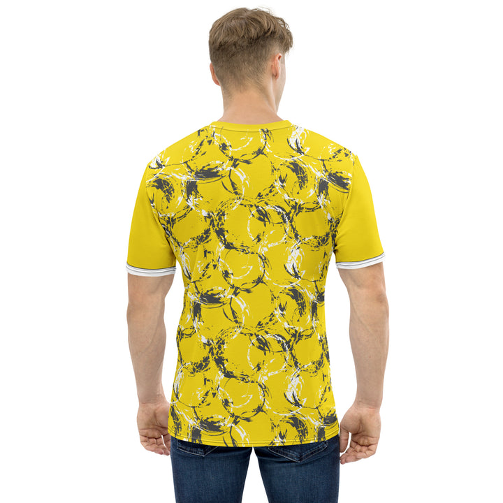 Premium Men's Jersey - Yellow Circles