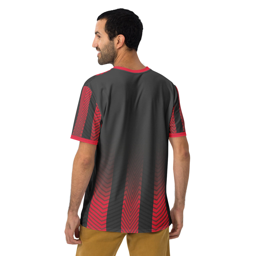 Premium Men's Jersey - Red-Black Arrow