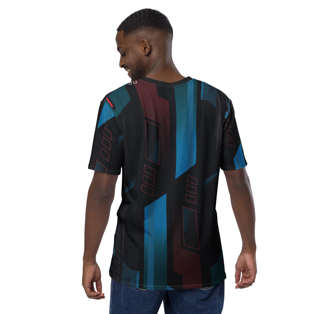 Premium Men's Jersey - Black-Blue Future