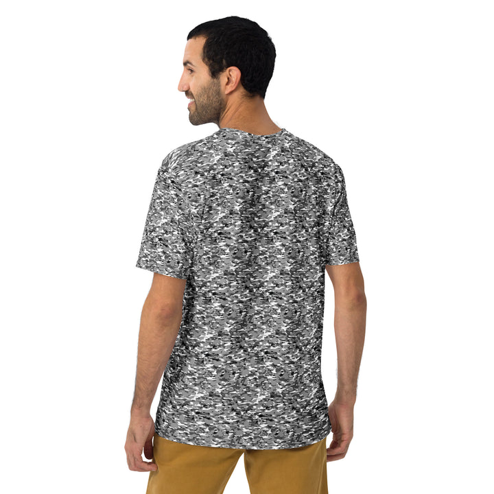 Premium Men's Jersey - Grey-White Camouflage