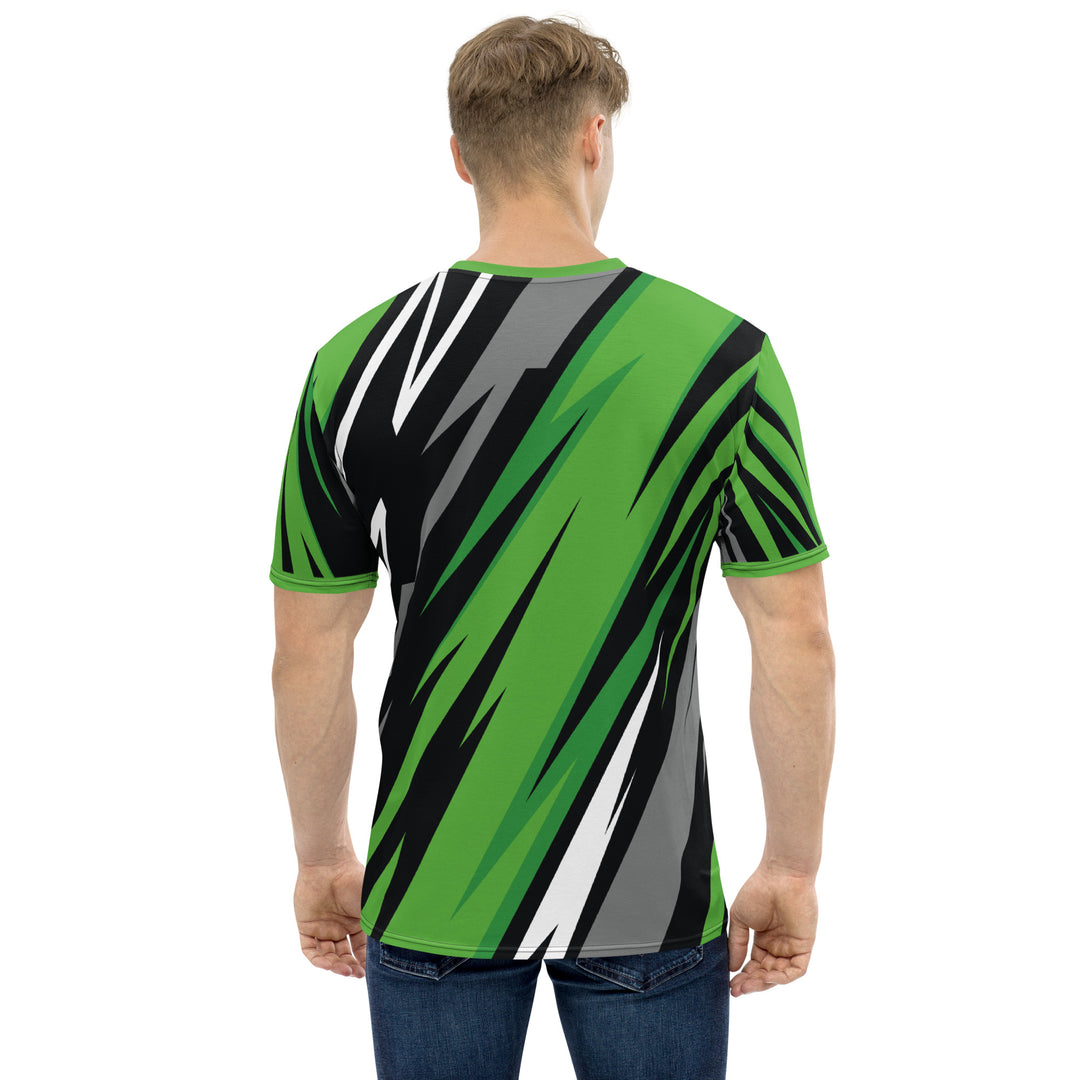 Premium Men's Jersey - Green-Black Racing