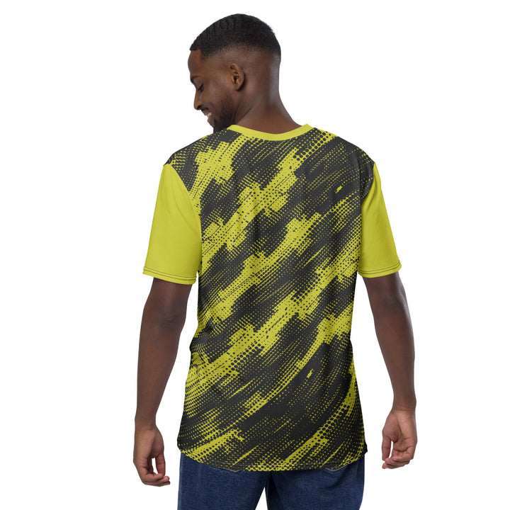 Premium Men's Jersey - Yellow-Grey Newcomer