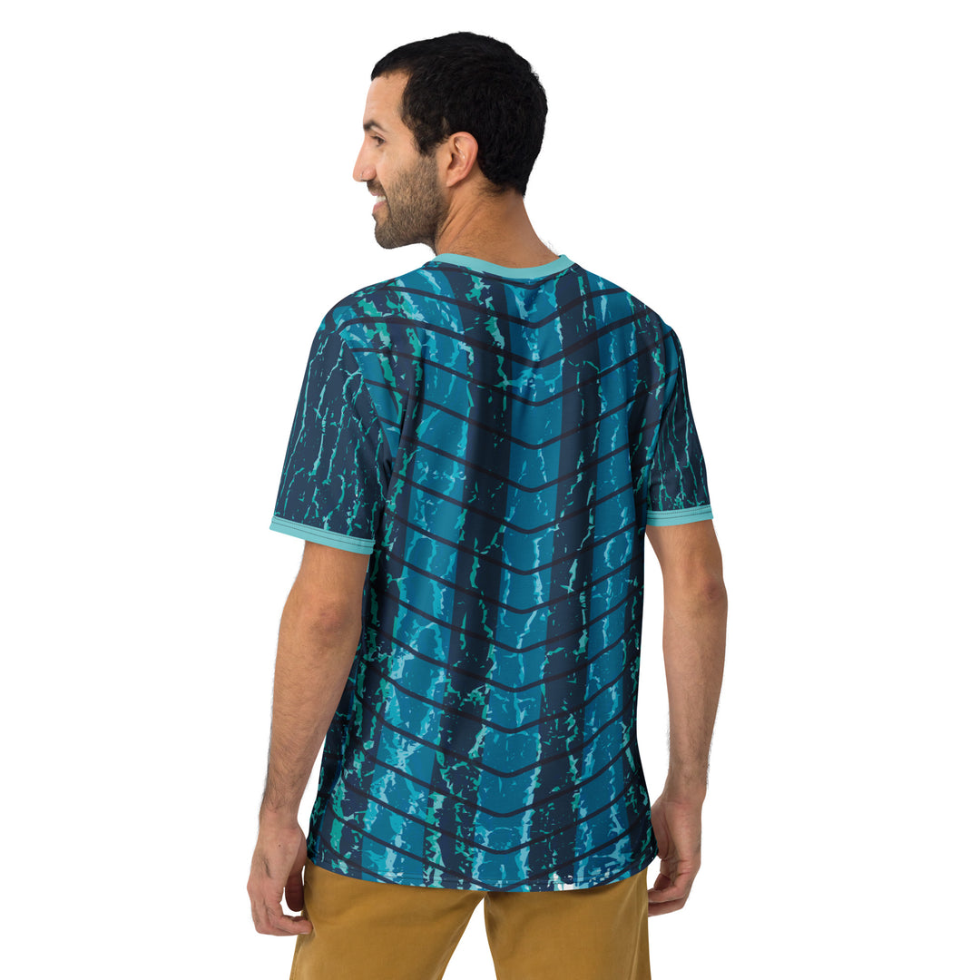 Premium Men's Jersey - Turquoise Flux