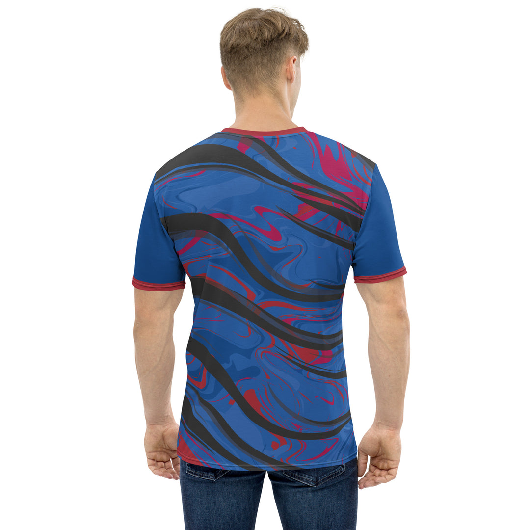 Premium Men's Jersey - Blue-Red Away