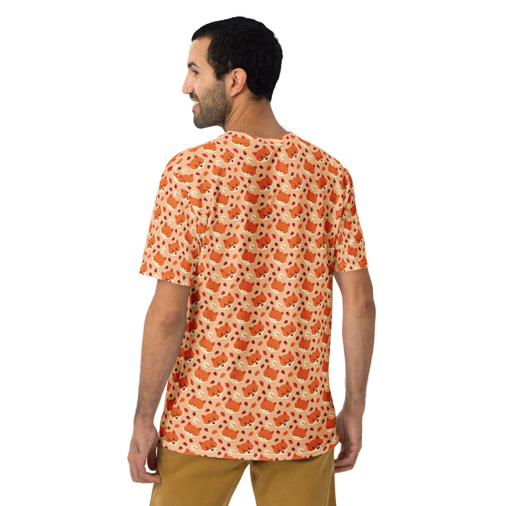 Premium Men's Jersey - Orange Fox