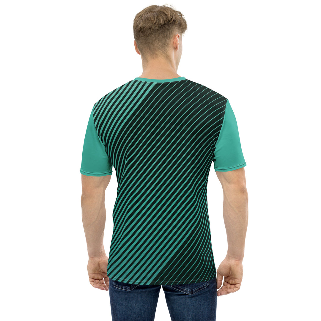 Premium Men's Jersey - Turquoise-Black Wonder