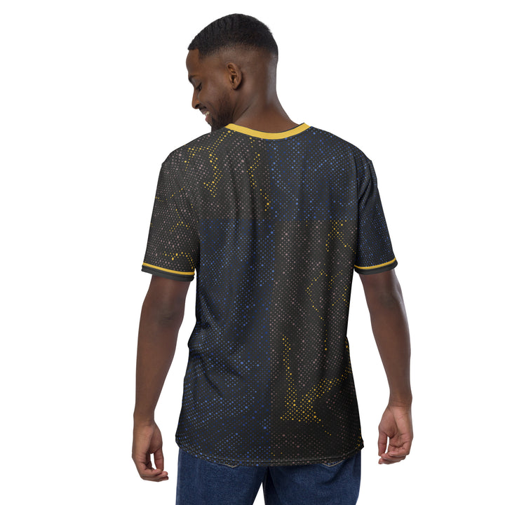 Premium Men's Jersey - Blue-Yellow Chart