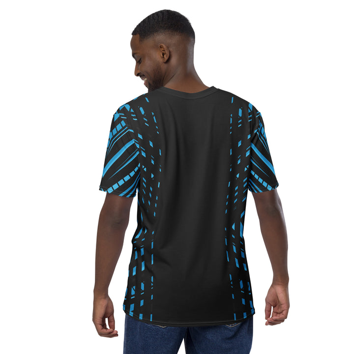 Premium Men's Jersey - Black-Blue Blade