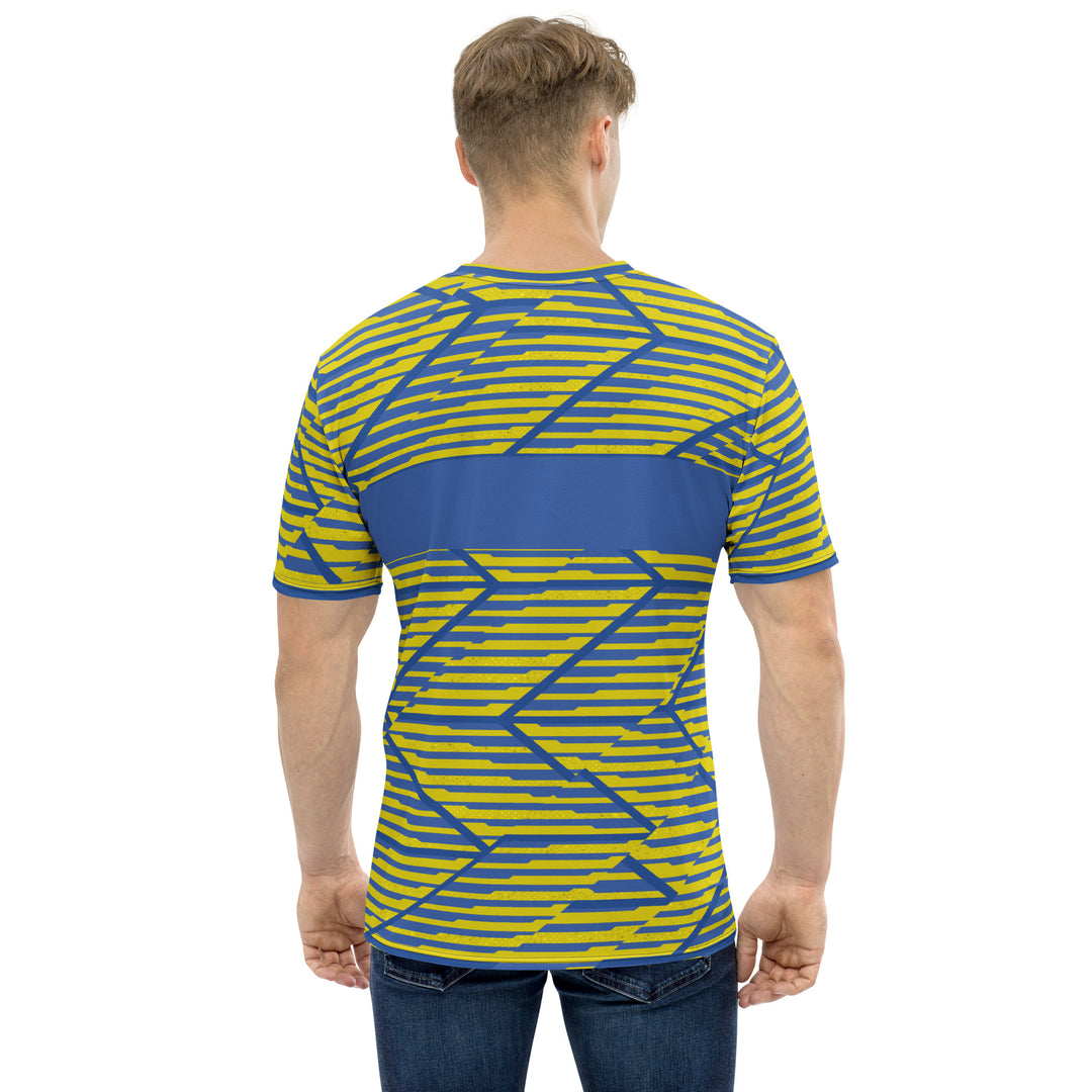 Premium Men's Jersey - Yellow-Blue Baron