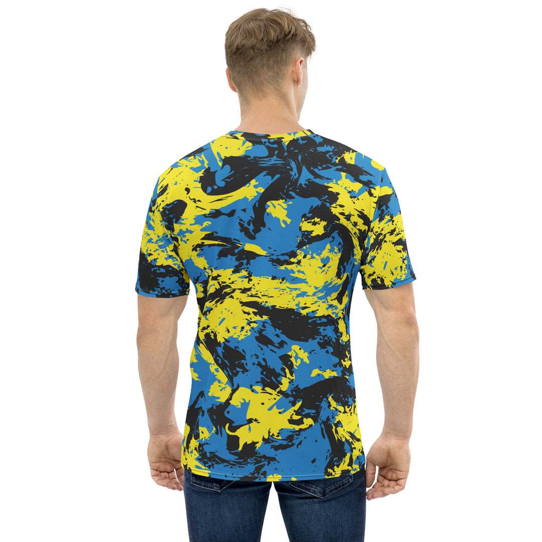 Premium Men's Jersey - Blue-Yellow Distraction