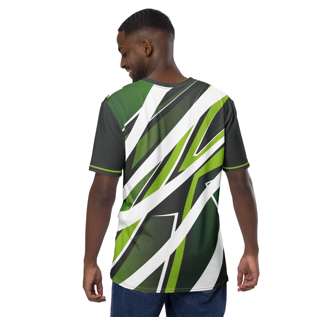 Premium Men's Jersey - Green-White Strike