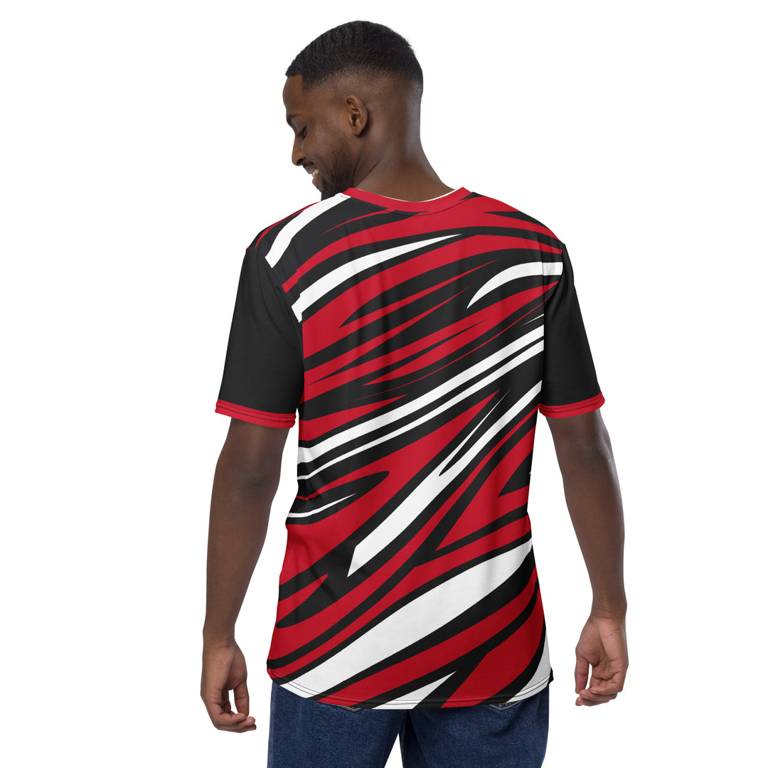 Premium Men's Jersey - Black-Red Spine