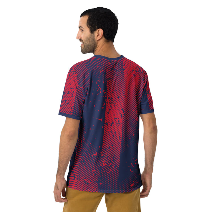 Premium Men's Jersey - Red-Blue Street