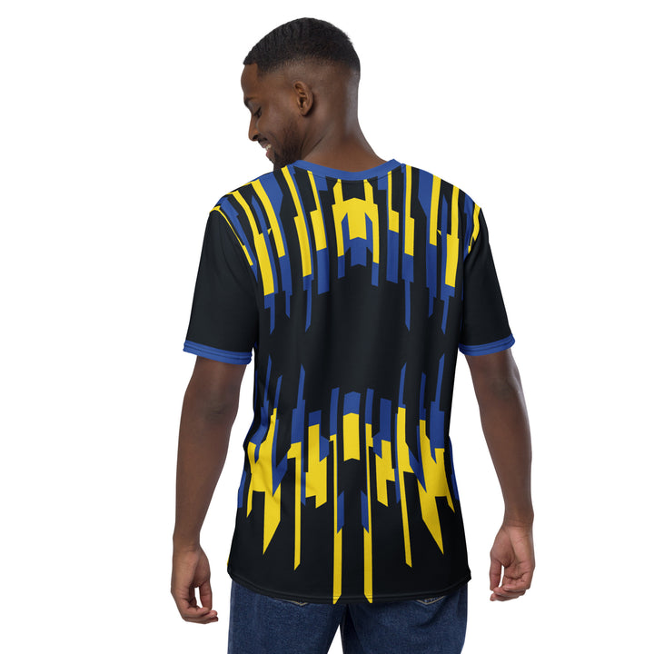 Premium Men's Jersey - Blue-Yellow Bite