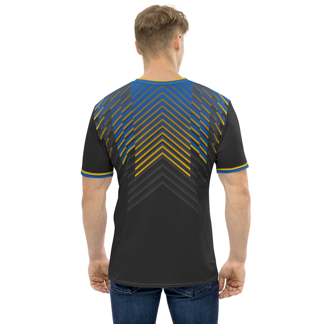 Premium Men's Jersey - Grey-Yellow Energy