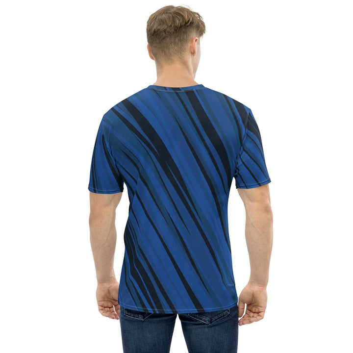 Premium Men's Jersey - Blue-Black Line