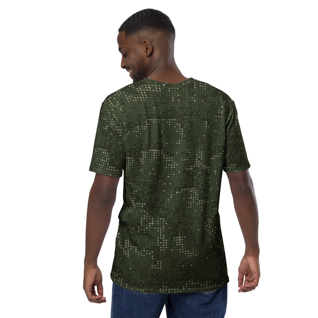 Premium Men's Jersey - Green-Grey Camouflage