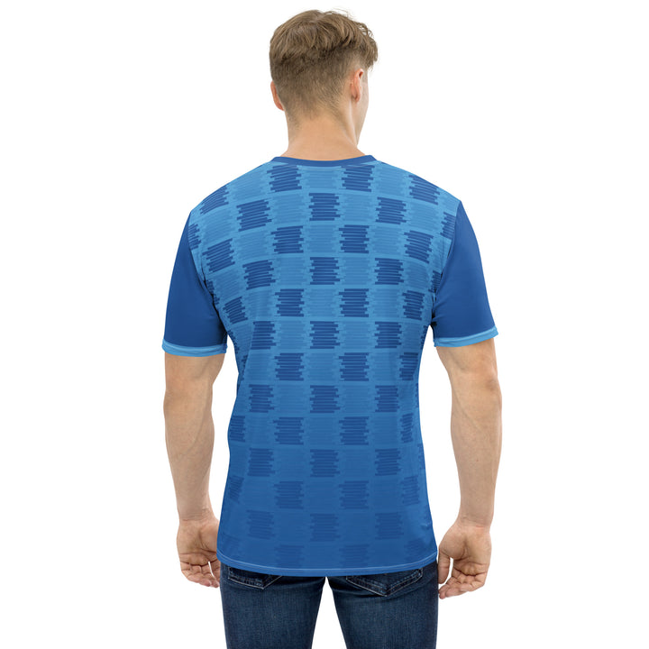 Premium Men's Jersey - Blue Square