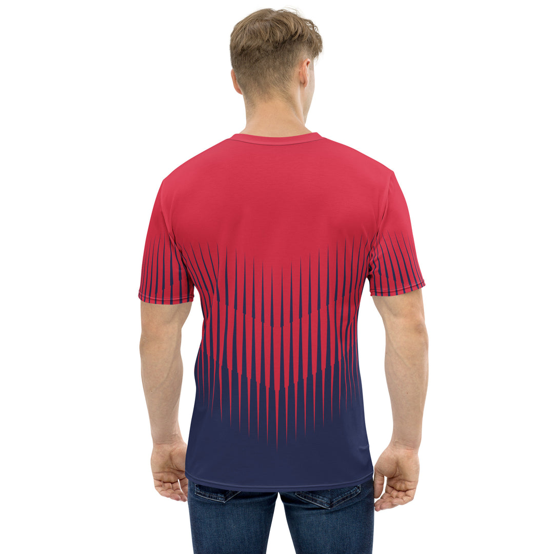 Premium Men's Jersey - Red-Blue Barrier