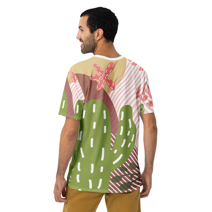 Premium Men's Jersey - Red-Green Cactus