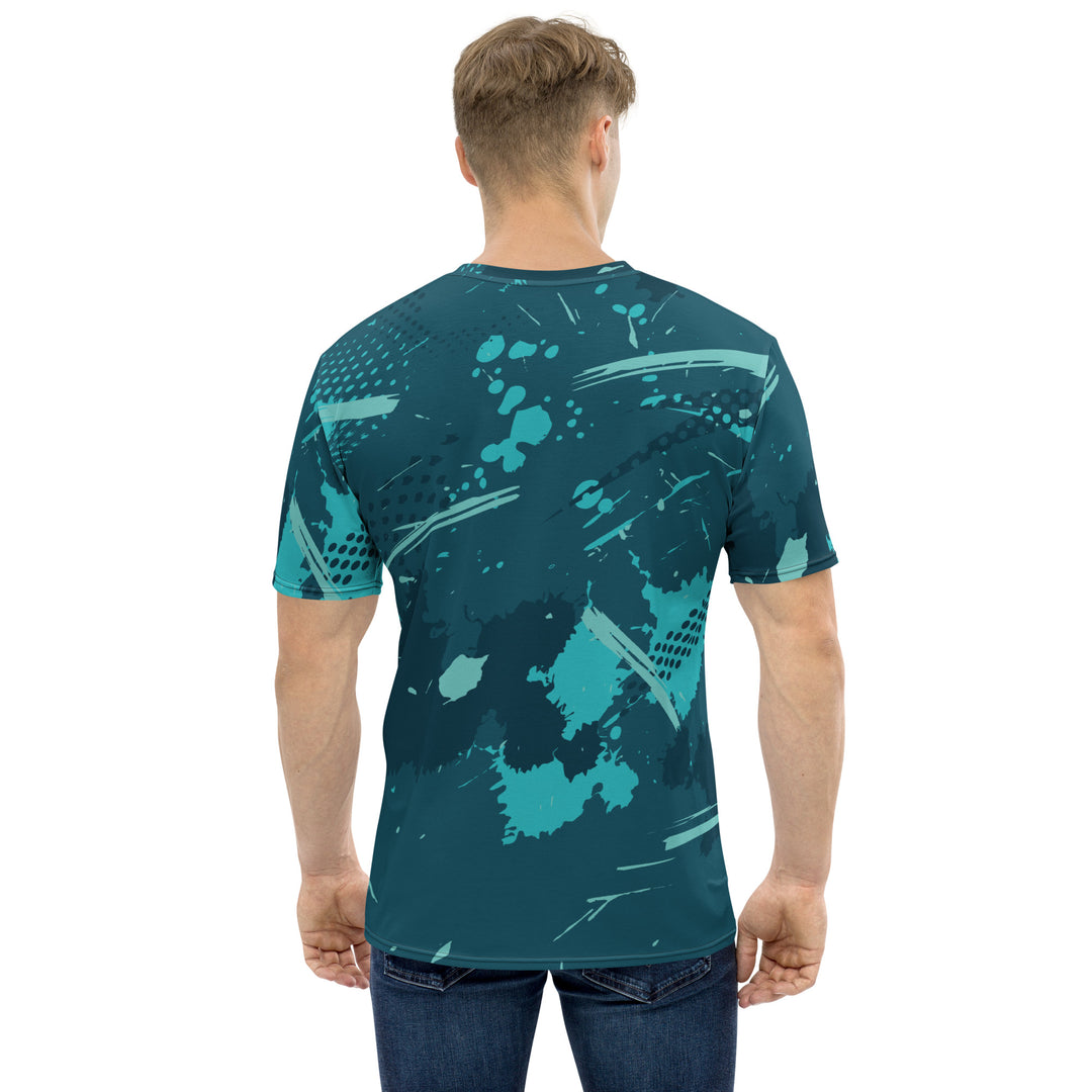 Premium Men's Jersey - Green Paint