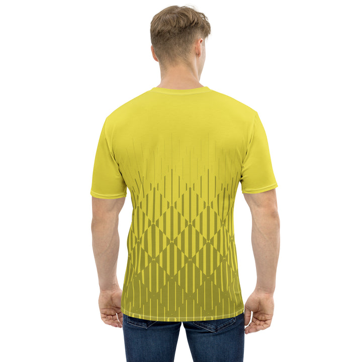 Premium Men's Jersey - Yellow Distortion