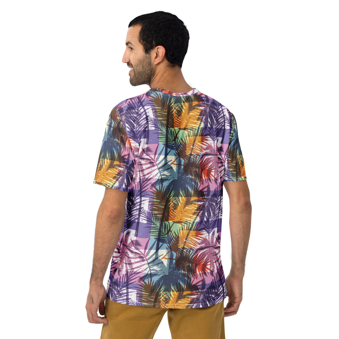 Premium Men's Jersey - Rainbow Palms