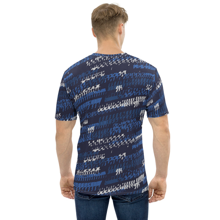 Premium Men's Jersey - Blue-White Repeat