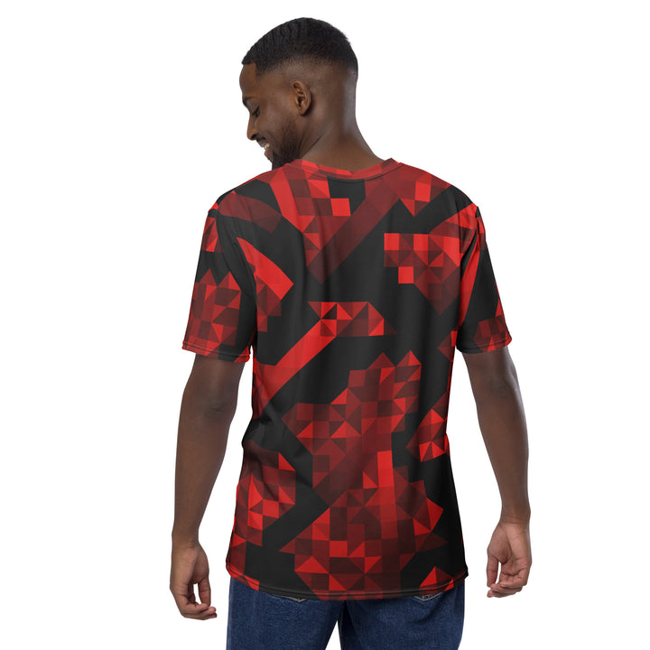 Premium Men's Jersey - Red-Black Diamond