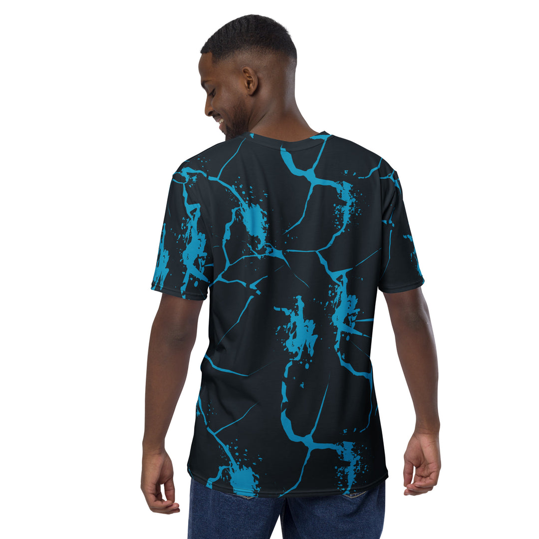 Premium Men's Jersey - Black-Blue Nerve