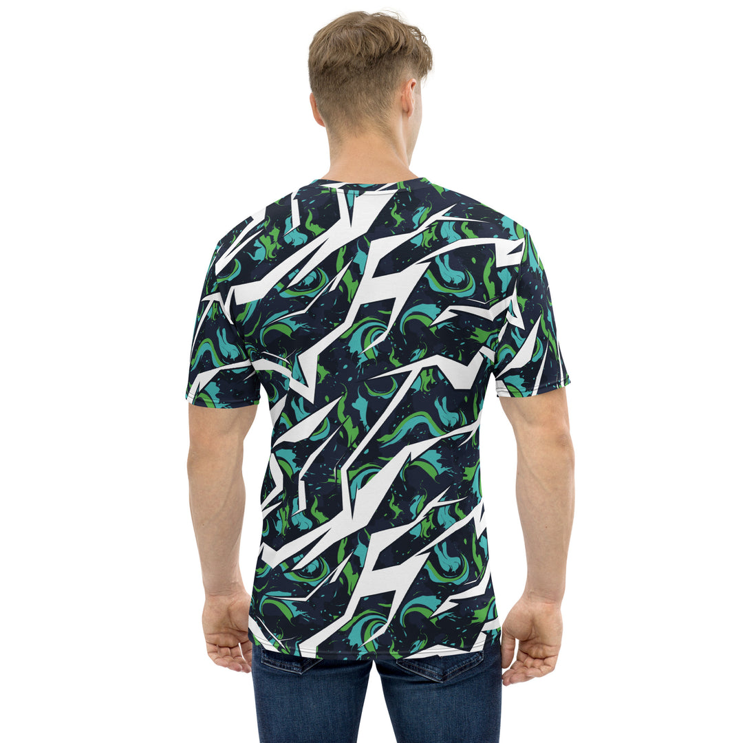 Premium Men's Jersey - Black-Green Comic