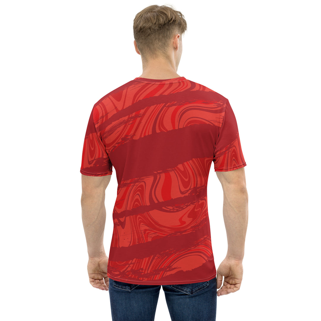 Premium Men's Jersey - Red Lava