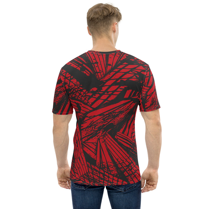 Premium Men's Jersey - Red-Black Lighting