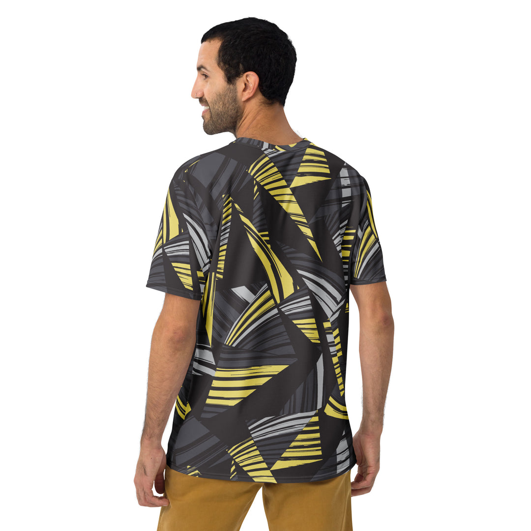 Premium Men's Jersey - Black-Yellow Chaos