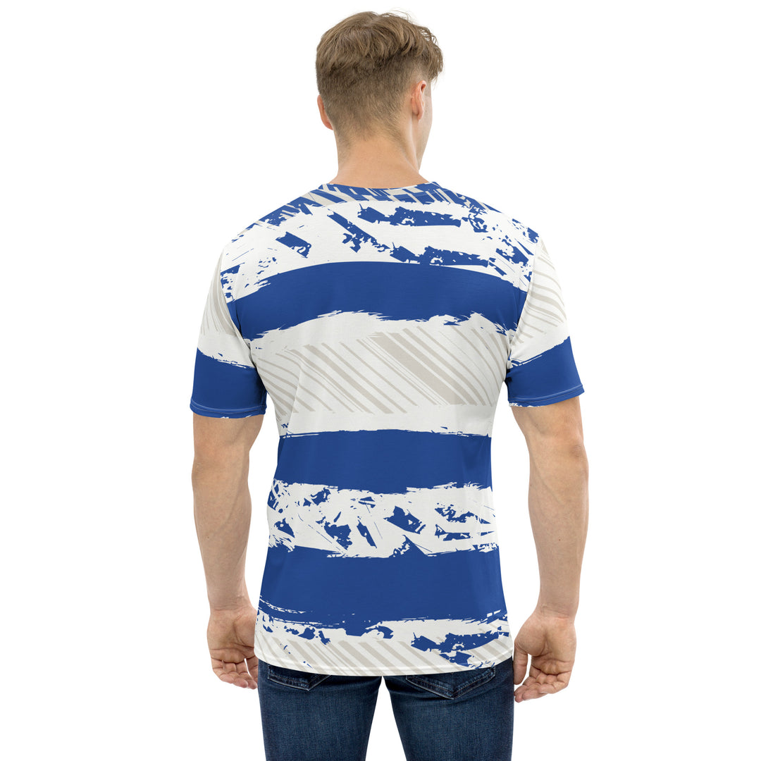 Premium Men's Jersey - White-Bllue Sailor