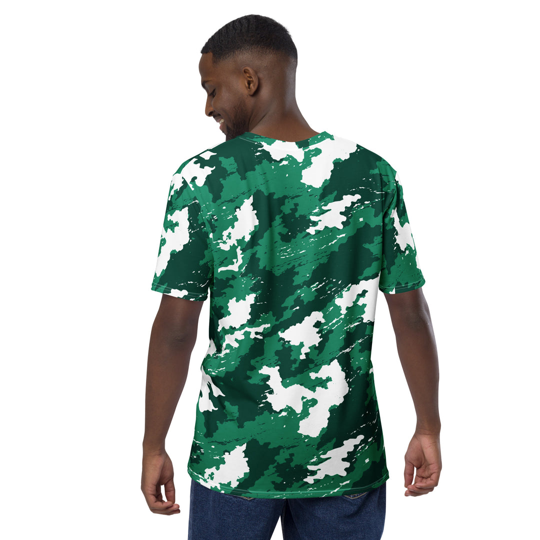 Premium Men's Jersey - Green-White Cloud