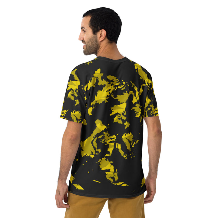 Premium Men's Jersey - Black-Yellow Fighter