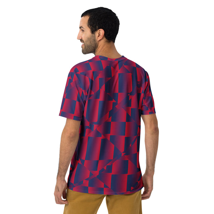 Premium Men's Jersey - Red-Blue Shift