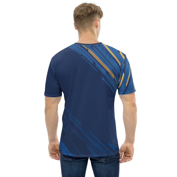 Premium Men's Jersey - Blue-Yellow Victory