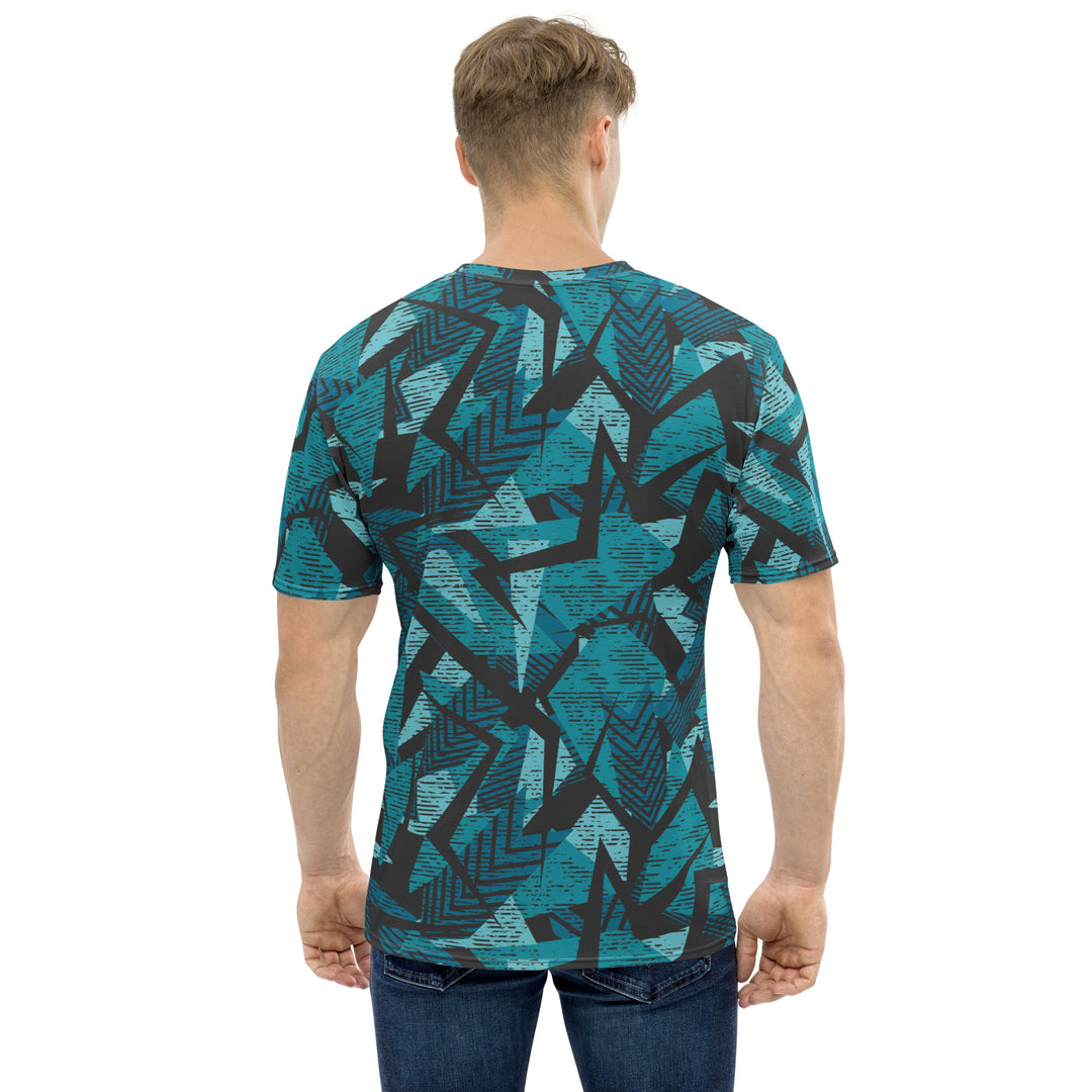 Premium Men's Jersey - Turquoise-Black Arrow