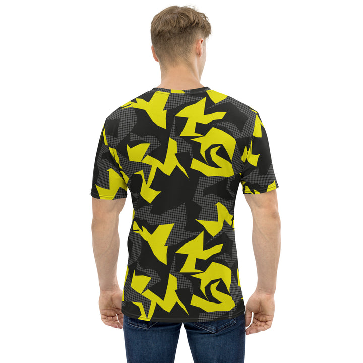 Premium Men's Jersey - Black-Yellow Font