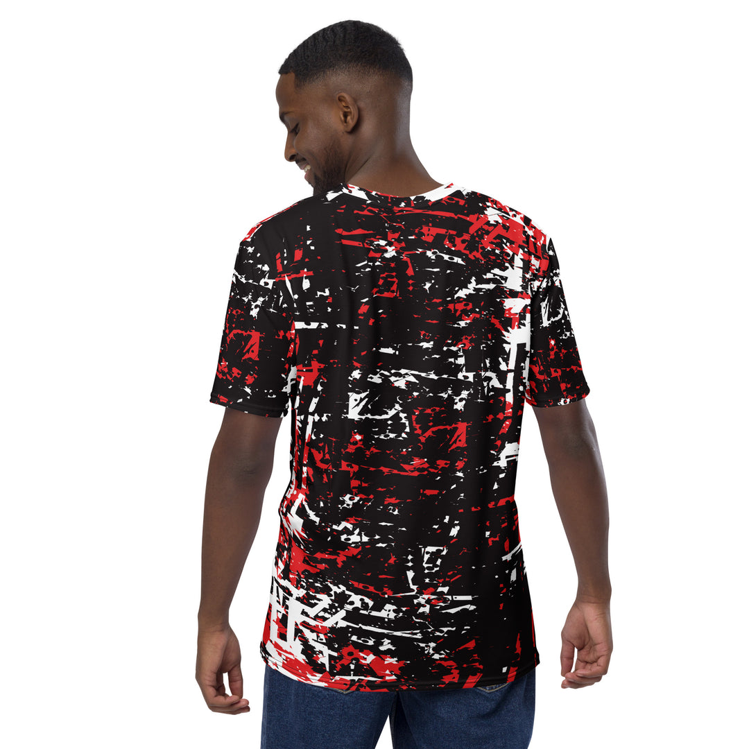 Premium Men's Jersey - Black-Red Dim