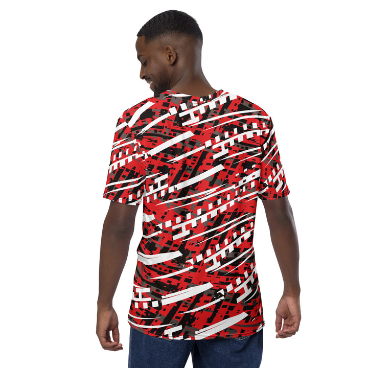 Premium Men's Jersey - Red-White Distract