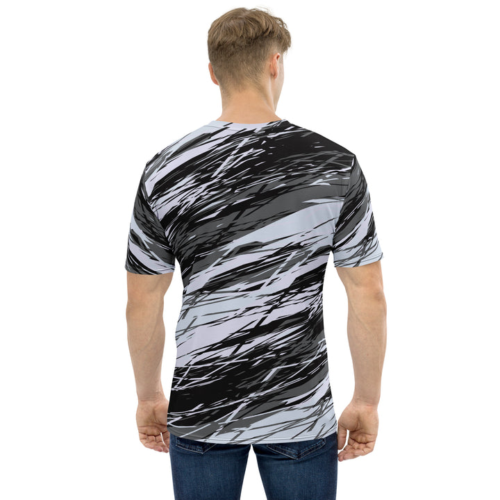 Premium Men's Jersey - Black-White Line