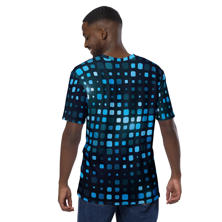 Premium Men's Jersey - Black-Blue Shimmer