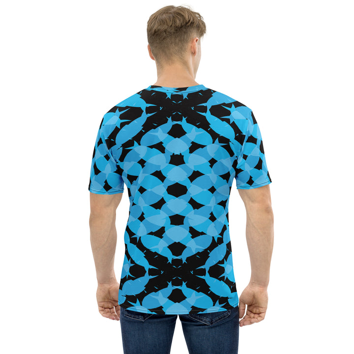 Premium Men's Jersey - Blue-Black Multiply