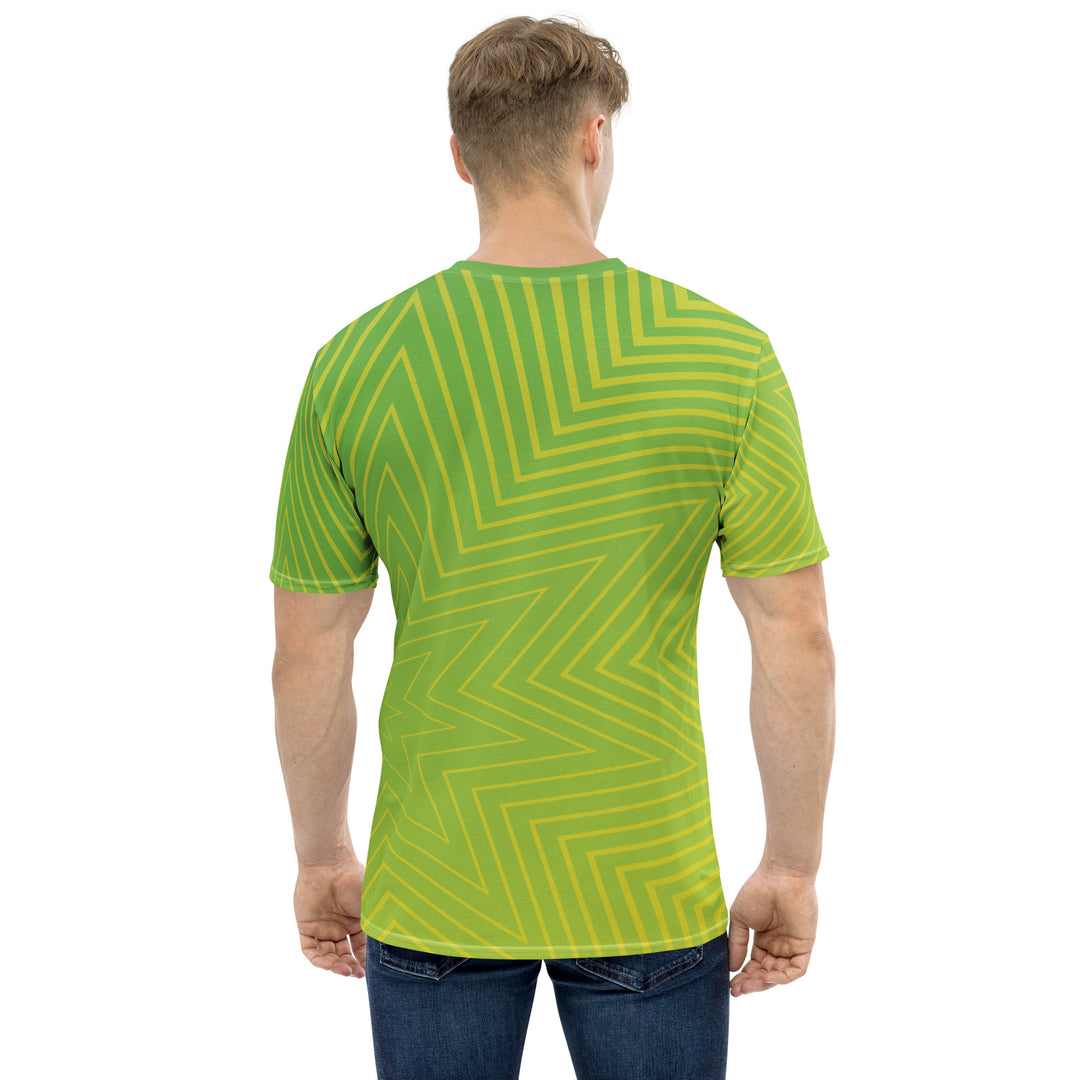 Premium Men's Jersey - Green-Yellow Star