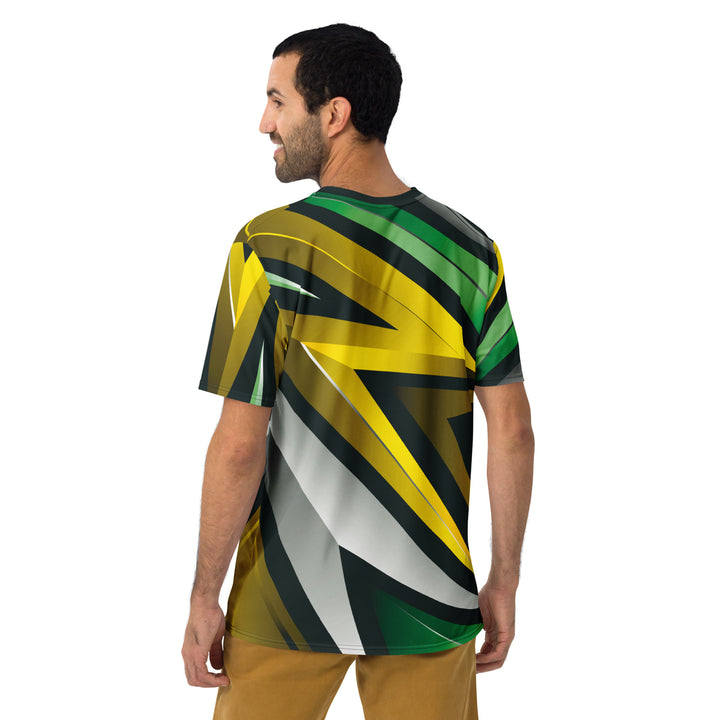 Premium Men's Jersey - Yellow-Green Trace